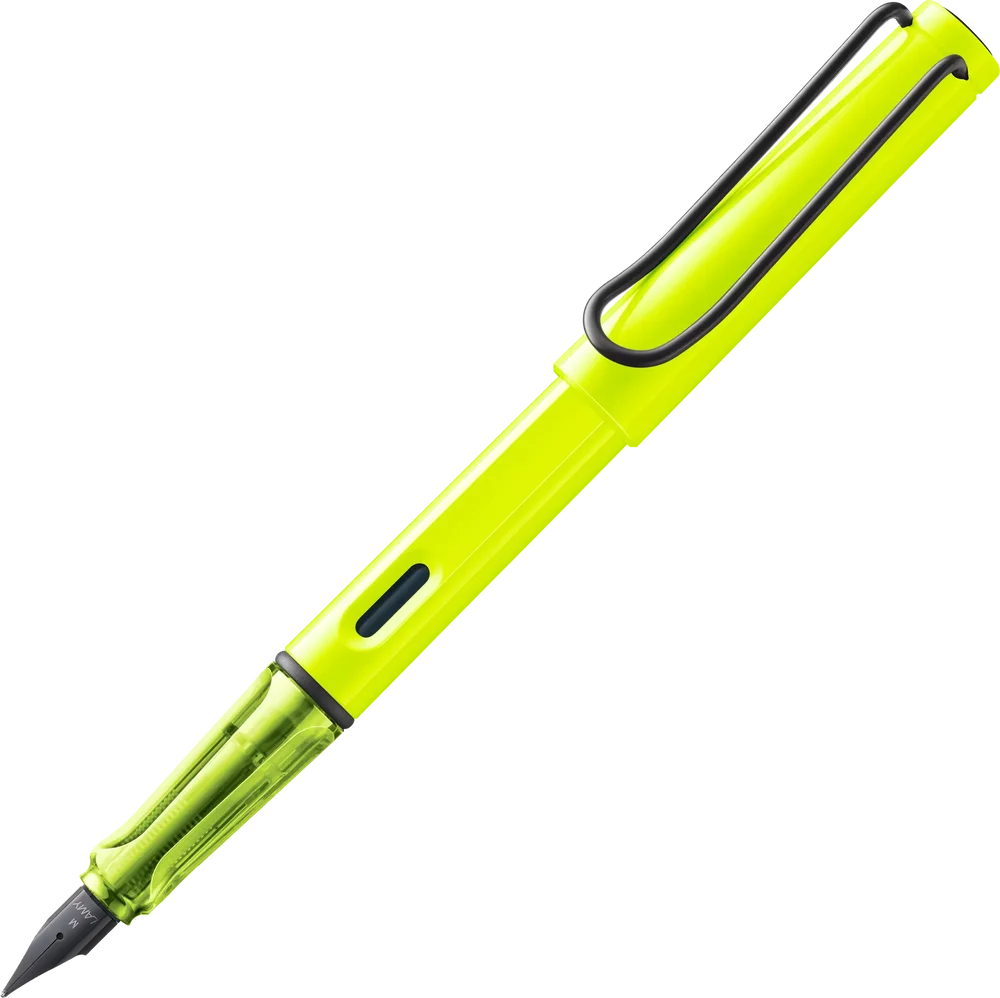 LAMY Safari Fountain Pen – Neon Yellow
