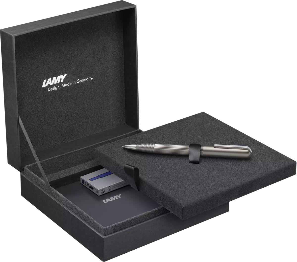 LAMY Imporium Twist Pencil – Titanium & Platinum