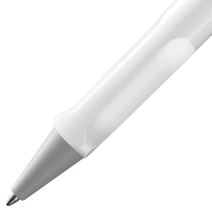 LAMY Safari Ballpoint Pen – White | Blue Refill, Medium
