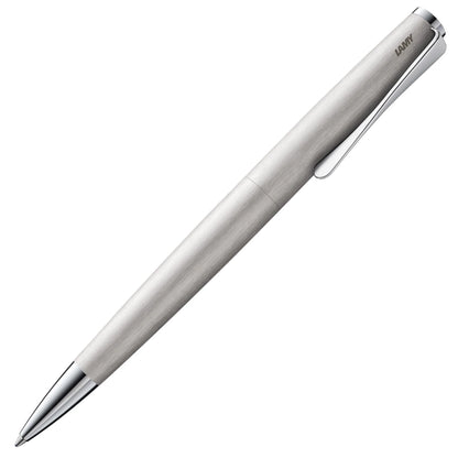 LAMY Studio Ballpoint Pen – Brushed Steel | Black Refill, Medium