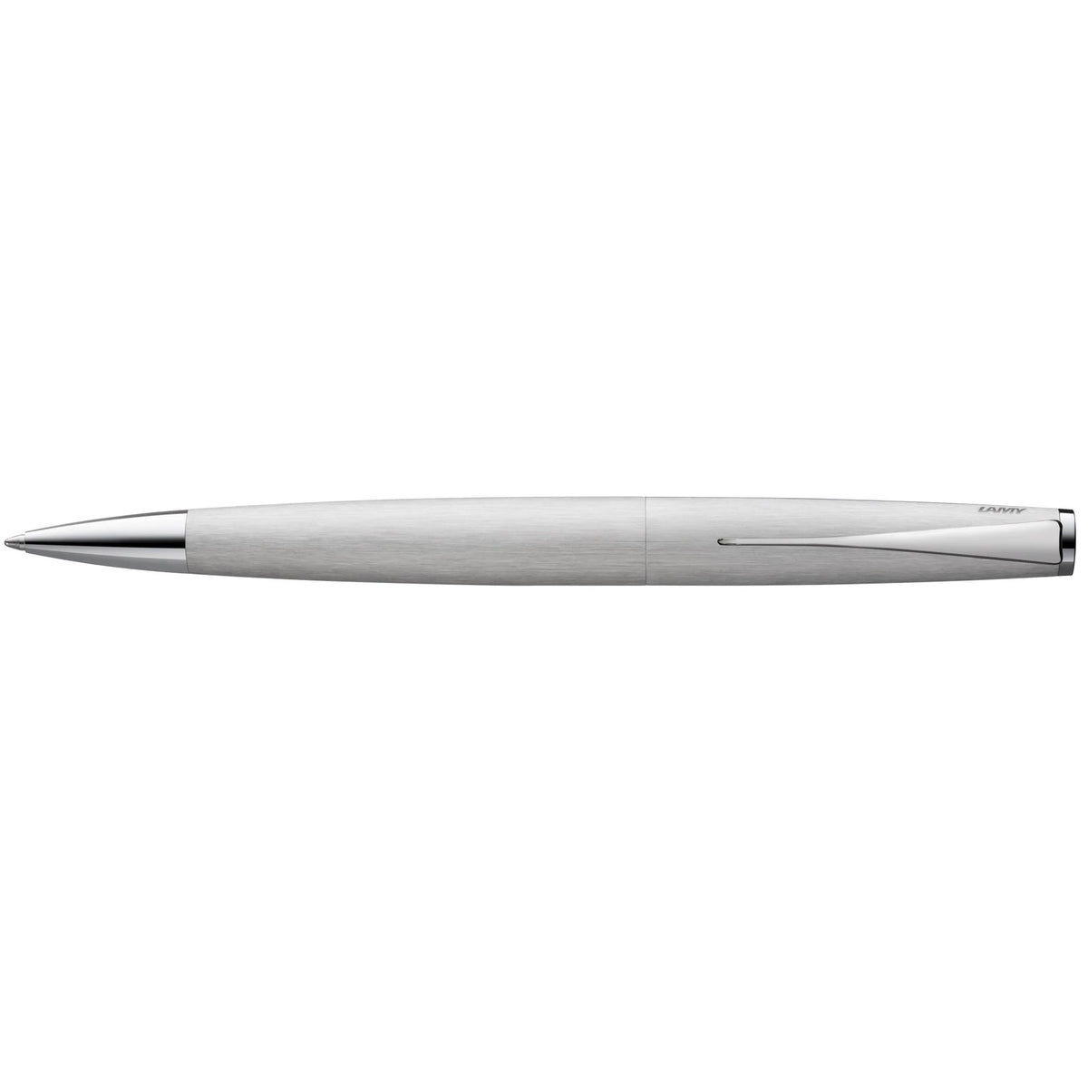 LAMY Studio Ballpoint Pen – Brushed Steel | Black Refill, Medium