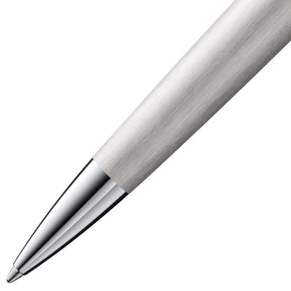 LAMY Studio Ballpoint Pen – Brushed Steel | Black Refill, Medium