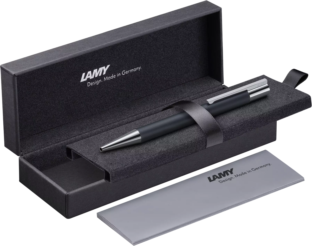 LAMY Scala Ballpoint Pen – Black | Black Refill, Medium
