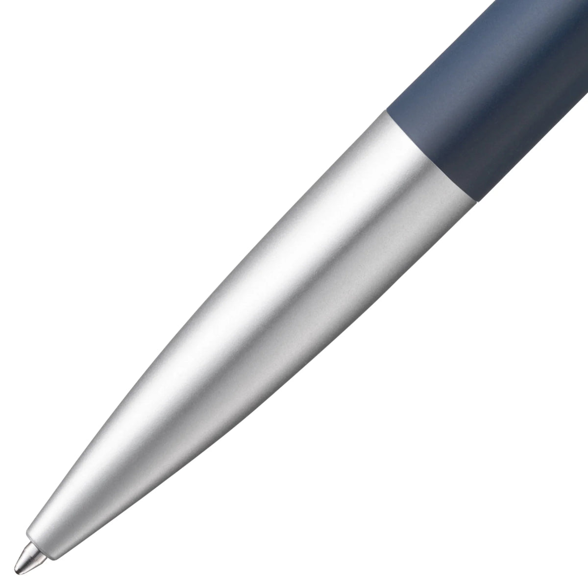 LAMY Noto Ballpoint Pen – Blue & Silver | Black Refill, Medium