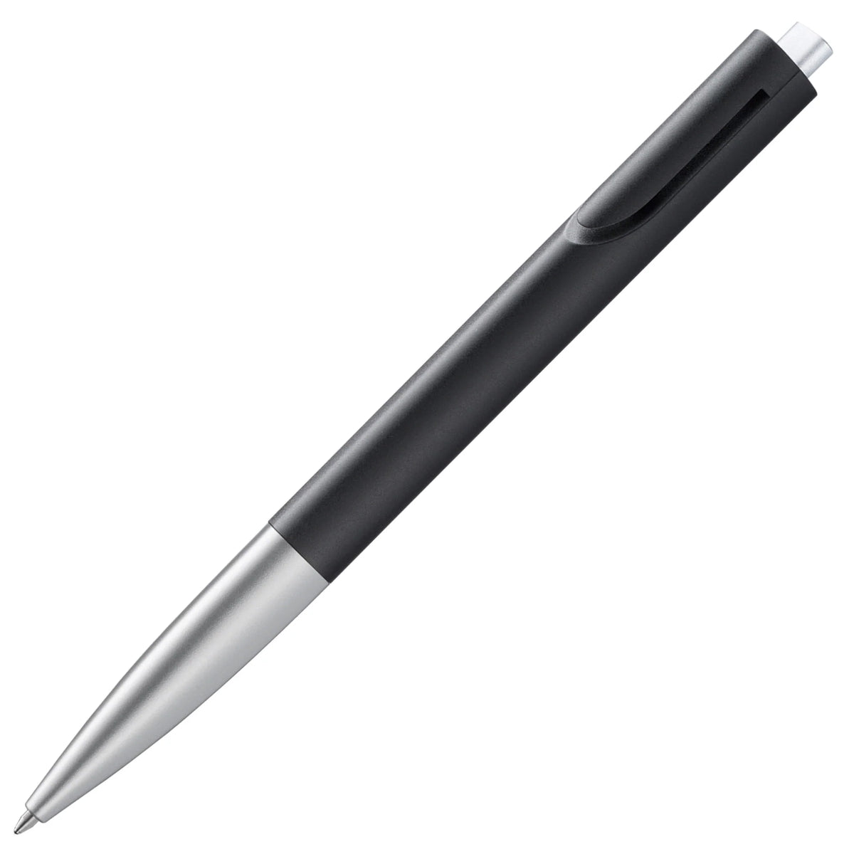 LAMY Noto Ballpoint Pen – Black & Silver | Black Refill, Medium