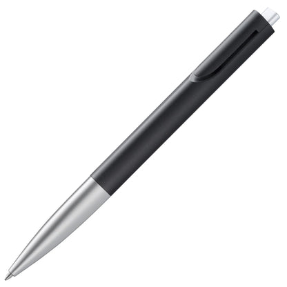 LAMY Noto Ballpoint Pen – Black & Silver | Black Refill, Medium