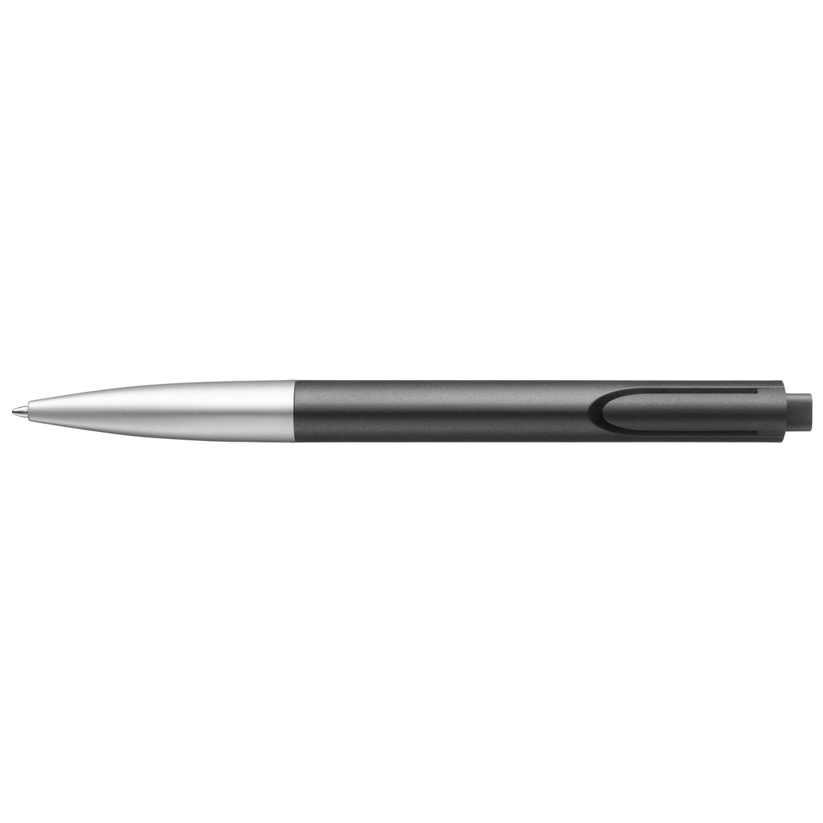 LAMY Noto Ballpoint Pen – Black & Silver | Black Refill, Medium