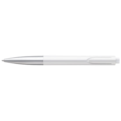 LAMY Noto Ballpoint Pen – White & Silver | Black Refill, Medium