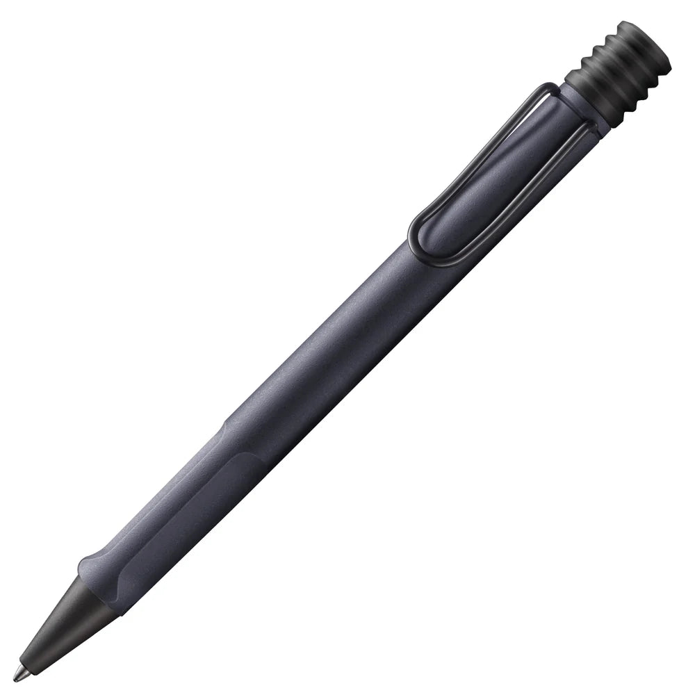 LAMY Safari Ballpoint Pen – Steel Black | Black Refill, Medium