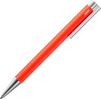 LAMY Logo Lx Ballpoint Pen – Neon Orange | Black Refill, Broad