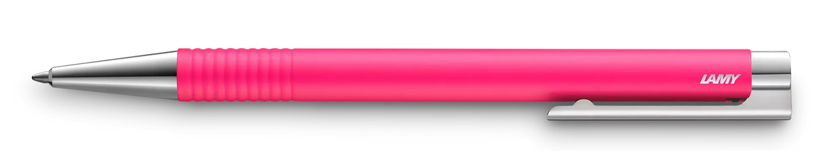 LAMY Logo Lx Ballpoint Pen – Neon Pink | Black Refill, Broad