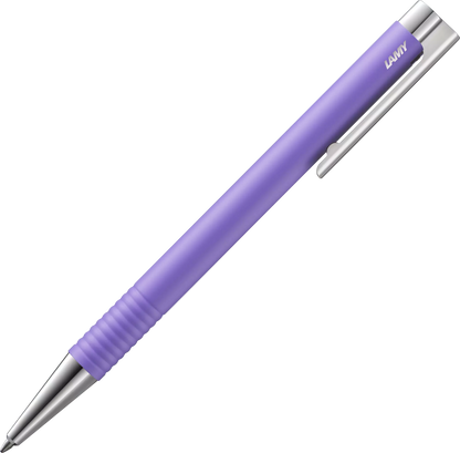 LAMY Logo Lx Ballpoint Pen – Lavender | Black Refill, Broad