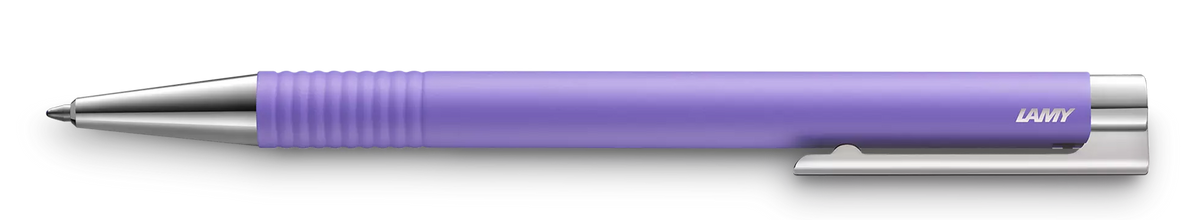 LAMY Logo Lx Ballpoint Pen – Lavender | Black Refill, Broad