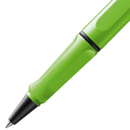 LAMY Safari Rollerball Pen – Green | Blue Refill, Medium