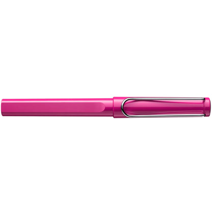 LAMY Safari Rollerball Pen – Pink | Blue Refill, Medium