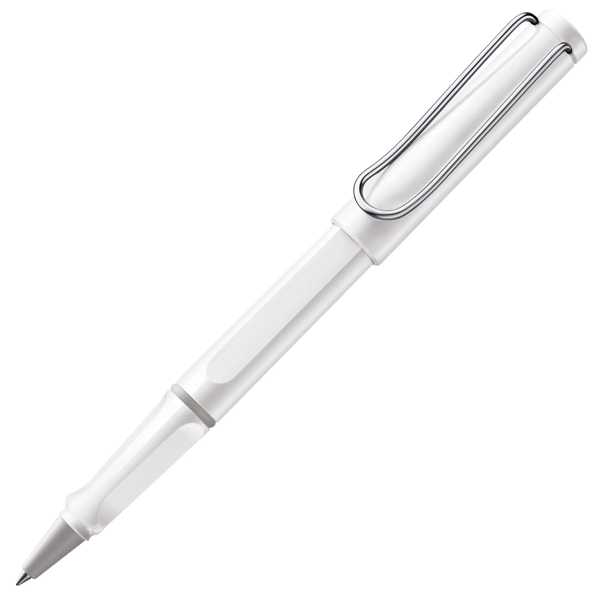 LAMY Safari Rollerball Pen – White | Black Refill, Medium