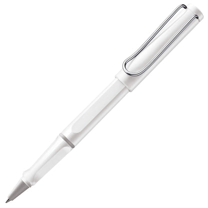 LAMY Safari Rollerball Pen – White | Black Refill, Medium