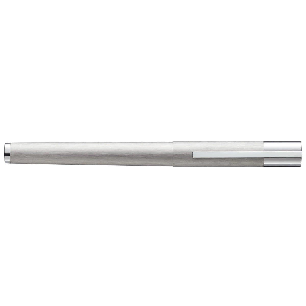 LAMY Scala Rollerball Pen – Brushed Steel | Black Refill, Medium