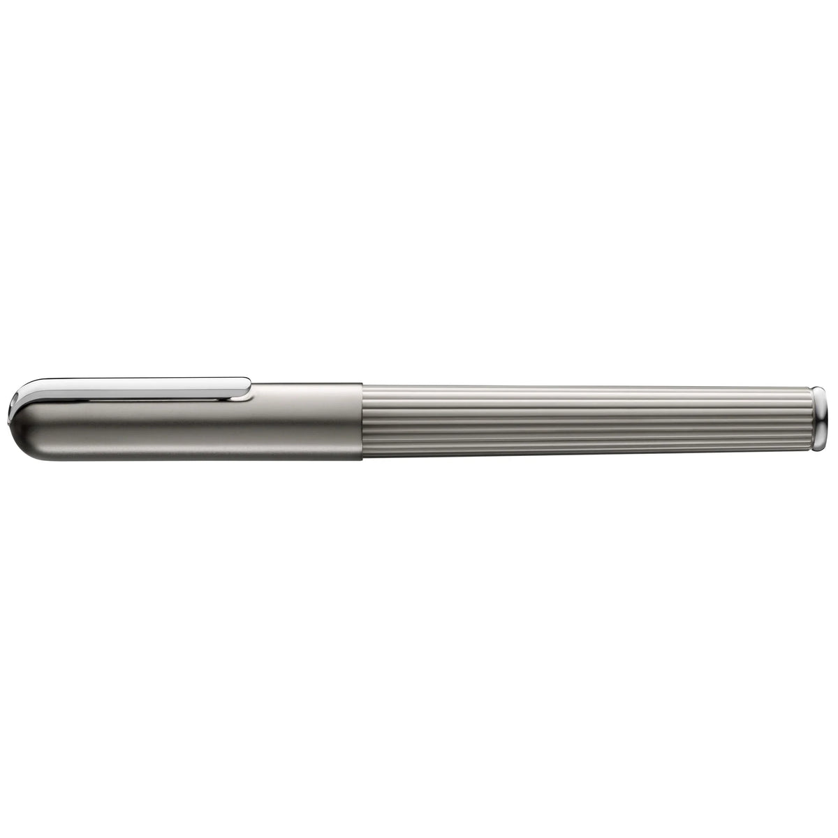 LAMY Imporium Rollerball Pen – Titanium & Platinum | Black Refill, Medium