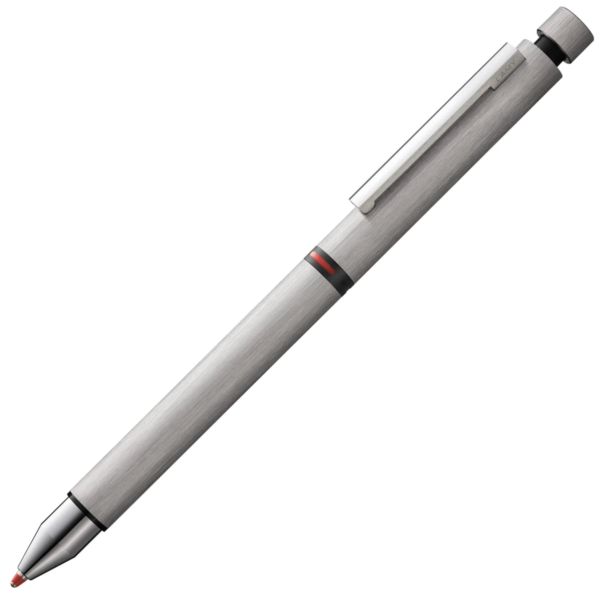 LAMY CP1 Tri Pen Multisystem Pen – Brushed Steel | 0.5 mm HB Lead
