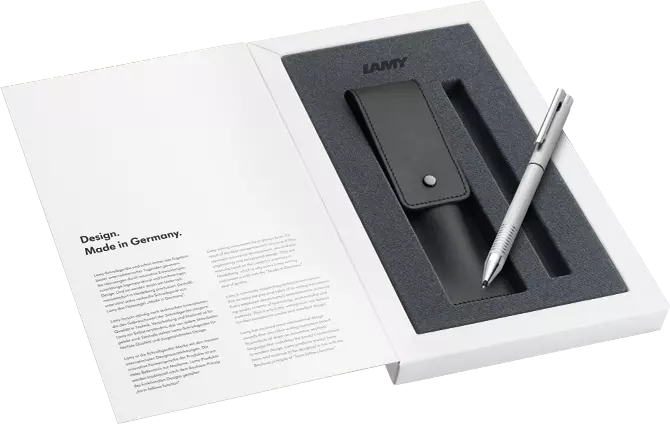 LAMY Logo Twin Pen Brushed Gift Set
