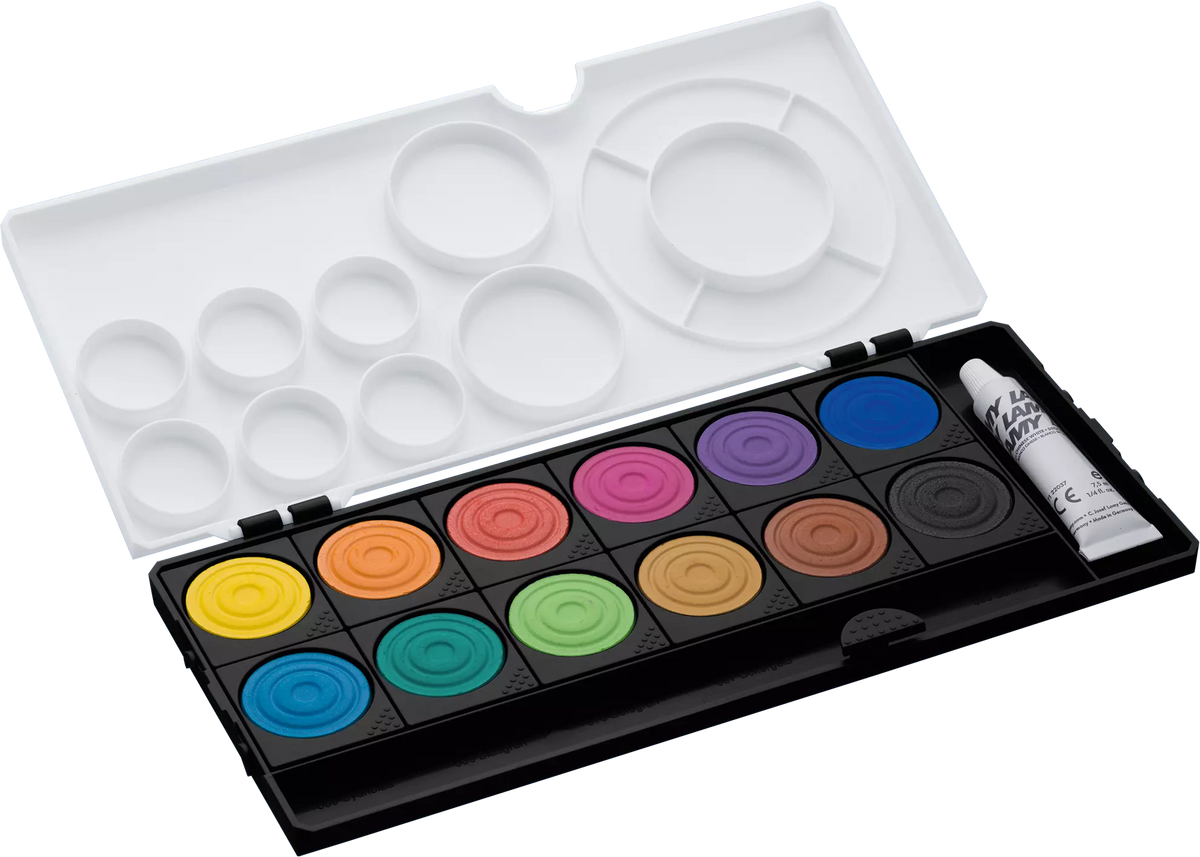 LAMY aquaplus Watercolour Paint Box – Black Magic