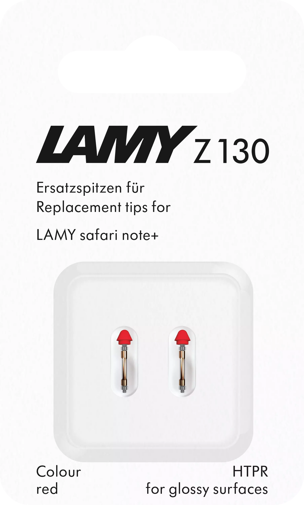 LAMY Z130 Replacement Tips for Safari Note+ (Pack of 2) – Red