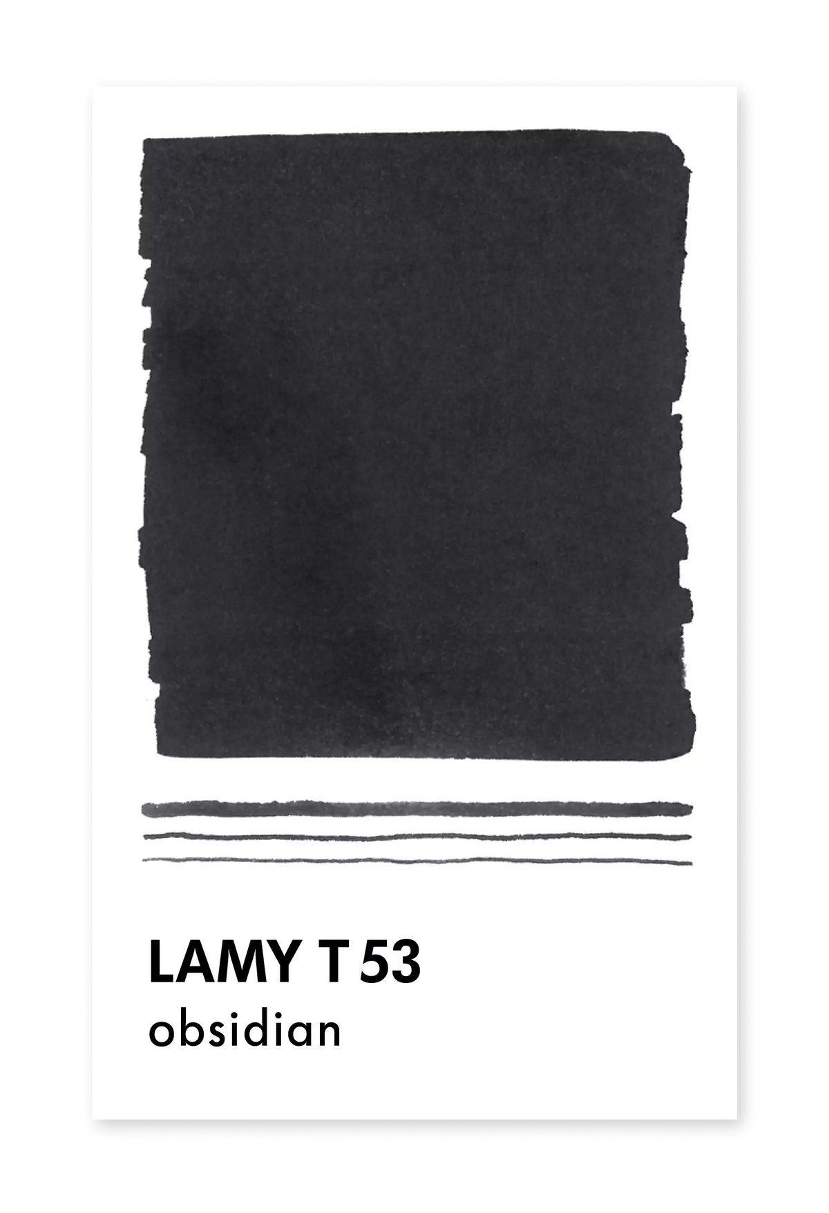 LAMY T53 Crystal Ink 30 ml – Obsidian