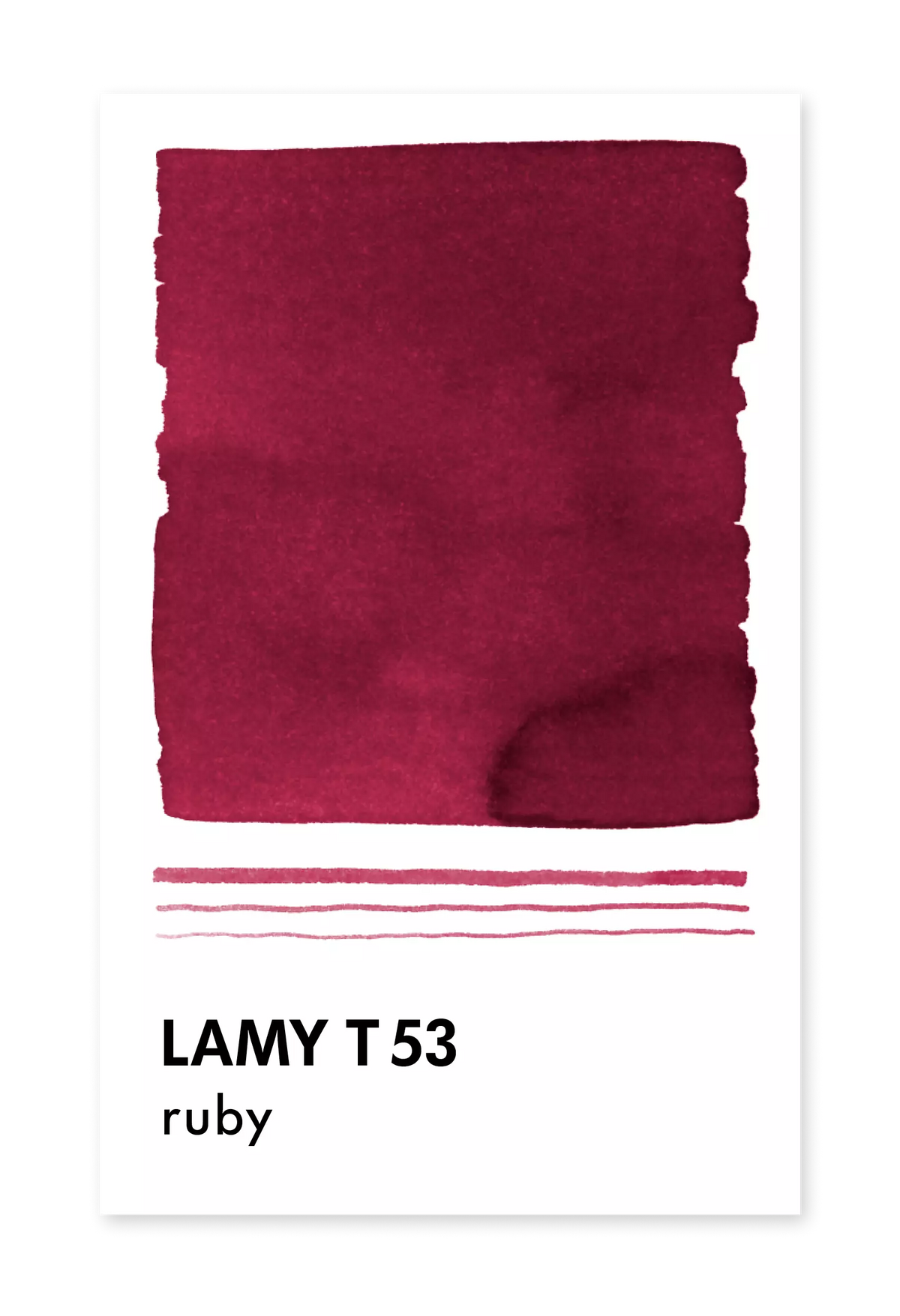 LAMY T53 Crystal Ink 30 ml – Ruby
