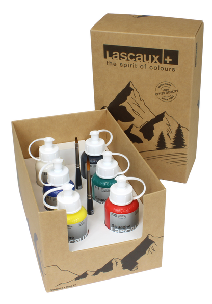 Lascaux Gouache Set of 6 x 30ml