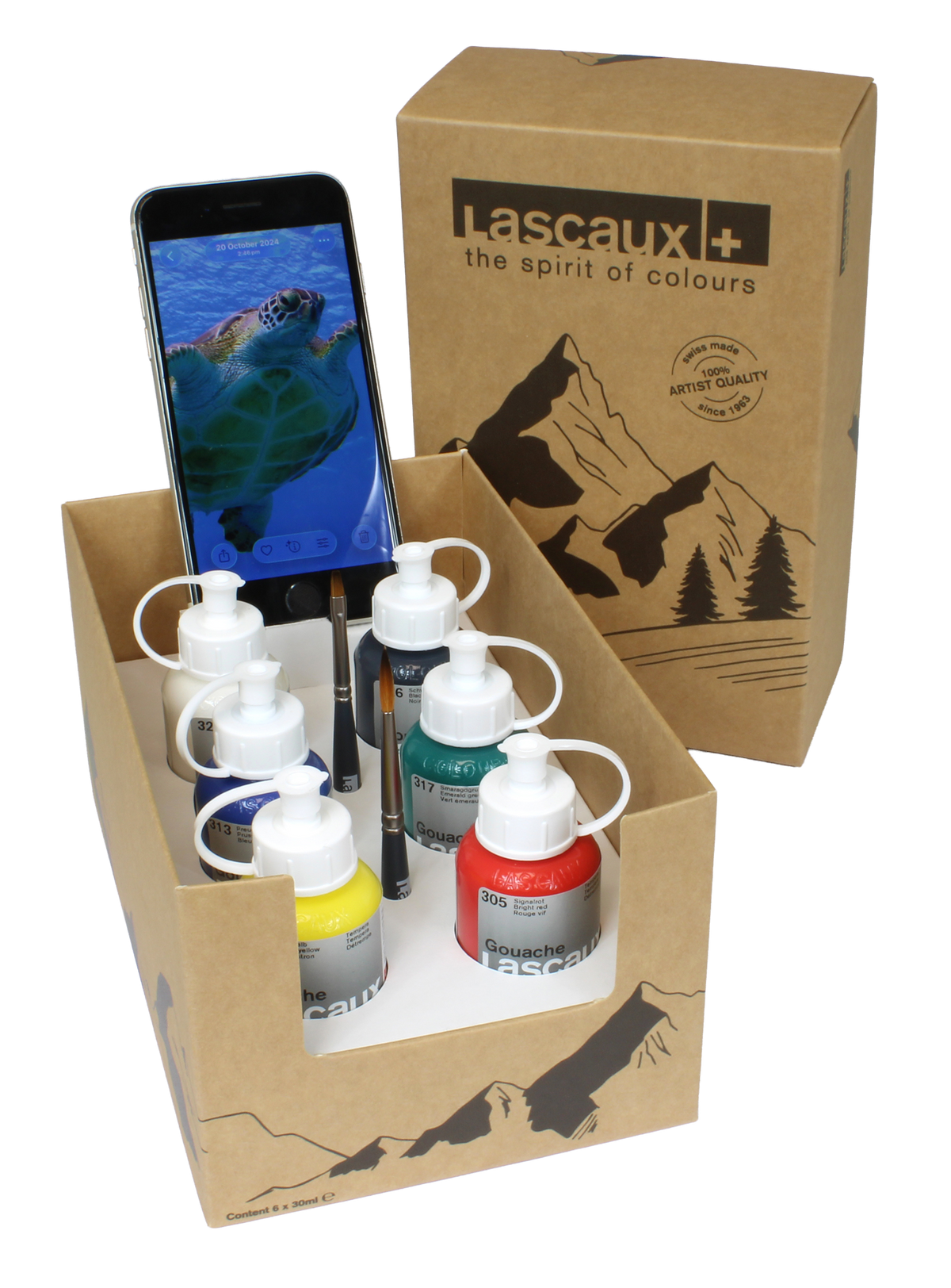 Lascaux Gouache Set of 6 x 30ml