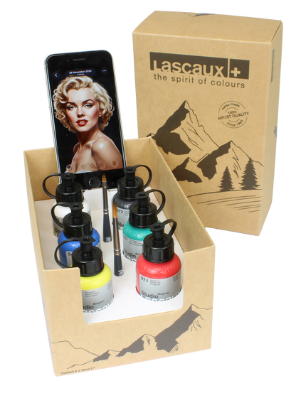 Lascaux Studio Acrylic Set of 6 x 30ml