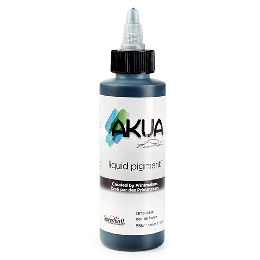 Speedball Akua Liquid Pigment 118ml, Series 1 – Lamp Black