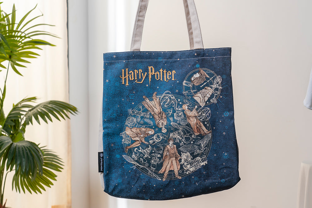 Paperblanks Legends of Hogwarts Tote Cotton Tote Bag – design detail