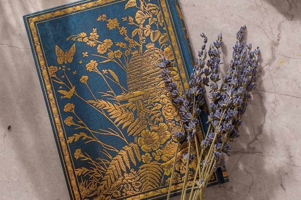 Paperblanks Les Papillons Mini Hardback Journal – Plain, 176 Pages – design detail