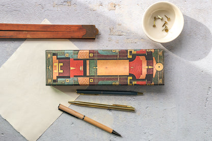 Paperblanks Lion’s Den Pencil Case – design detail