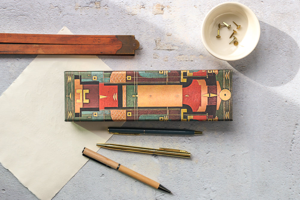 Paperblanks Lion’s Den Ultra Hardback Journal – Plain, 144 Pages – design detail