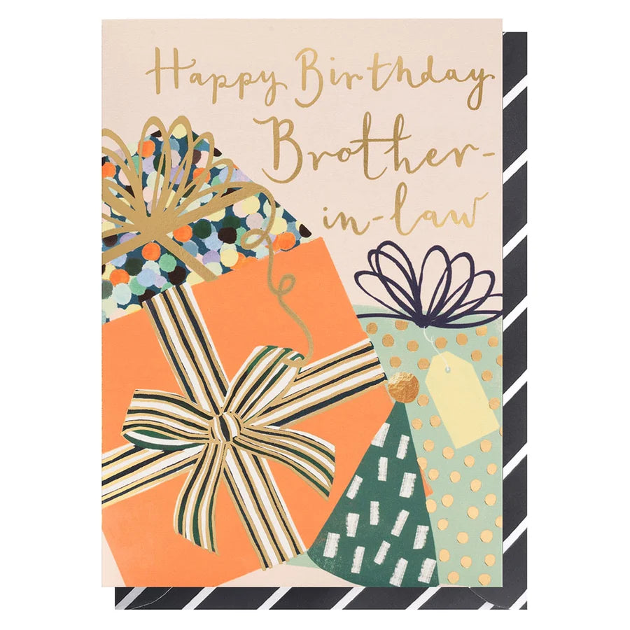 Happy Birthday Brother-in-Law Greetings Card