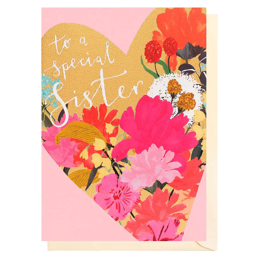 To A Special Sister Greetings Card