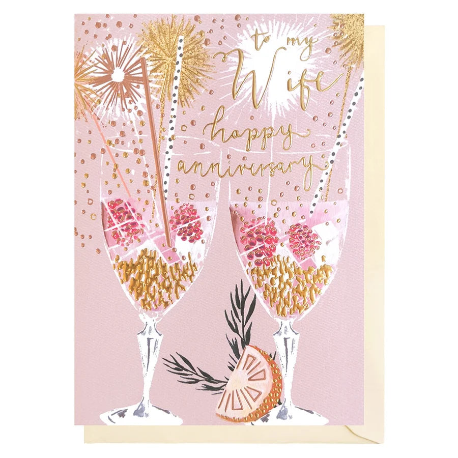 Wife Anniversary Greetings Card