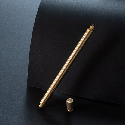 Lumos – Refillable Fineliner Pen | Double Tip Brass