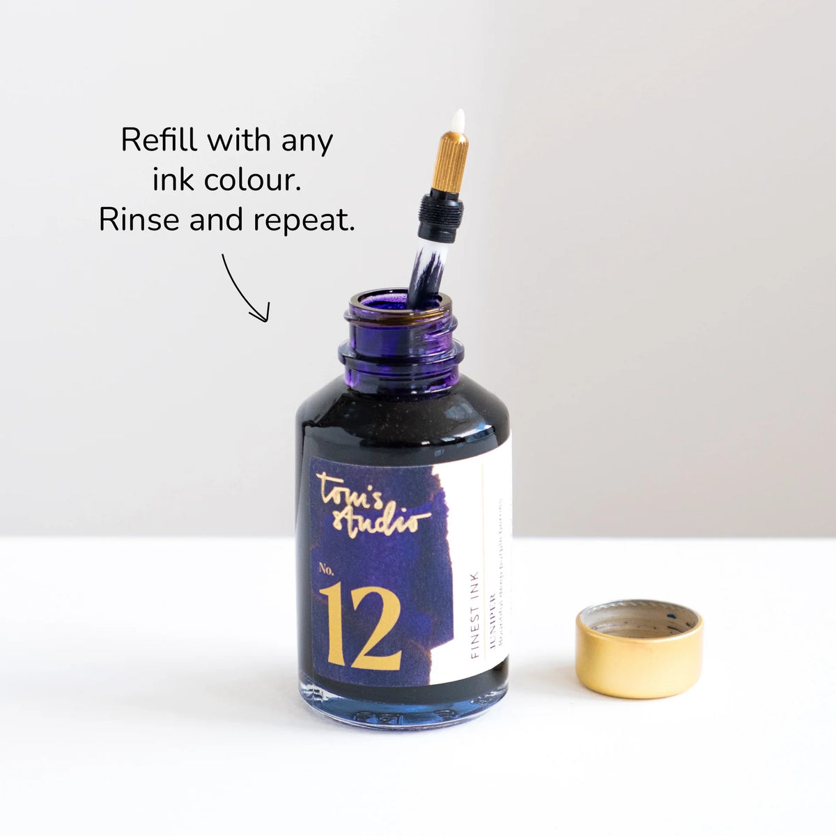 Lumos – Refillable Fineliner Pen | Double Tip Brass