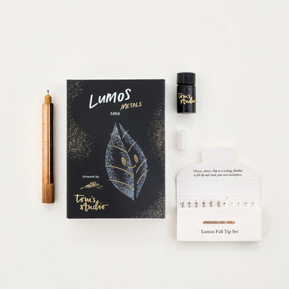 Lumos – Refillable Fineliner Pen | Double Tip Brass