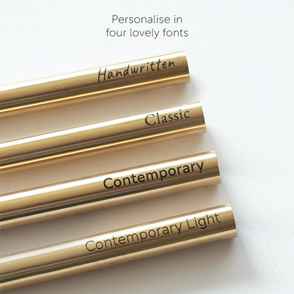 Lumos – Refillable Fineliner Pen | Double Tip Brass