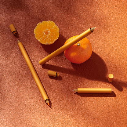 Lumos – Refillable Fineliner Pen | Double Tip Clementine