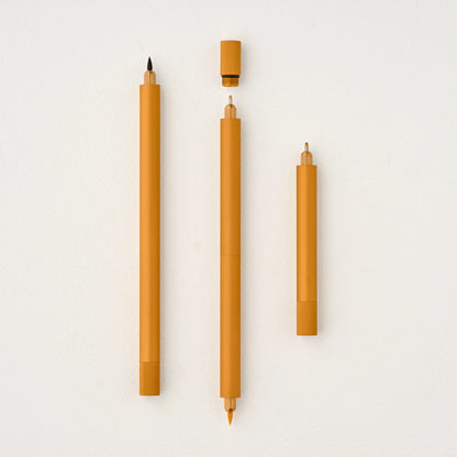 Lumos – Refillable Fineliner Pen | Double Tip Clementine