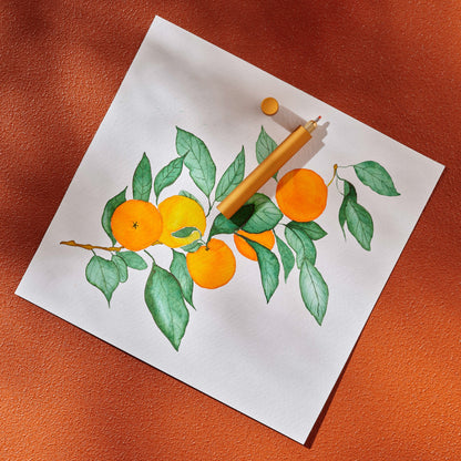 Lumos – Refillable Fineliner Pen | Double Tip Clementine