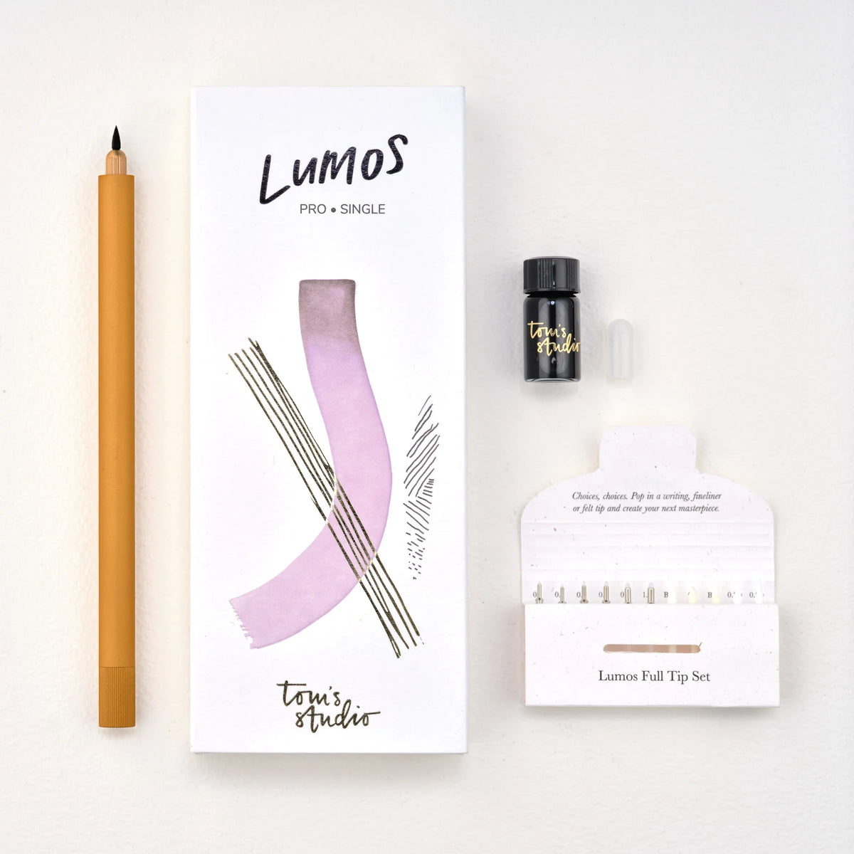 Lumos – Refillable Fineliner Pen | Single Tip Clementine