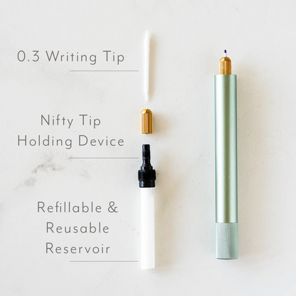 Lumos – Refillable Fineliner Pen | Mini Raspberry