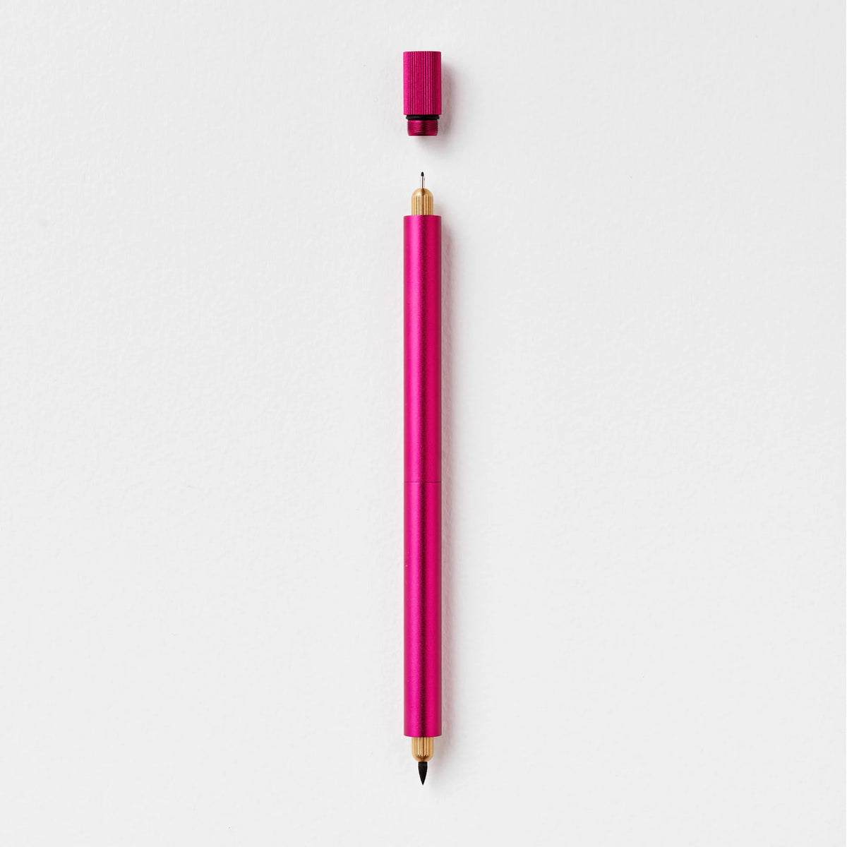 Lumos – Refillable Fineliner Pen | Double Tip Raspberry